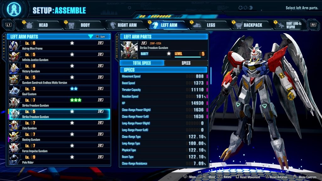 Gundam Breaker 4 NSP/XCI ROM Download screenshot