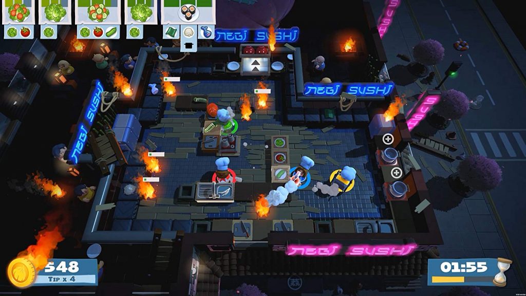 Overcooked 2 NSP/XCI ROM Download screenshot