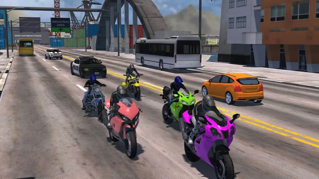 Motorcycle Driving Simulator-Dirt & Parking 2022 NSP/XCI ROM screenshot