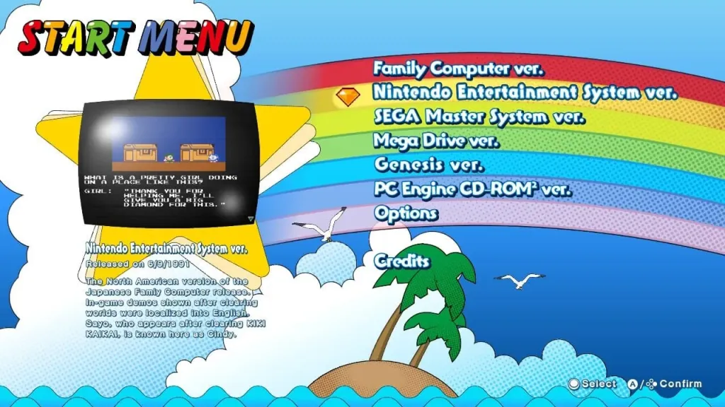 Rainbow Islands CS NSP/XCI ROM Download screenshot