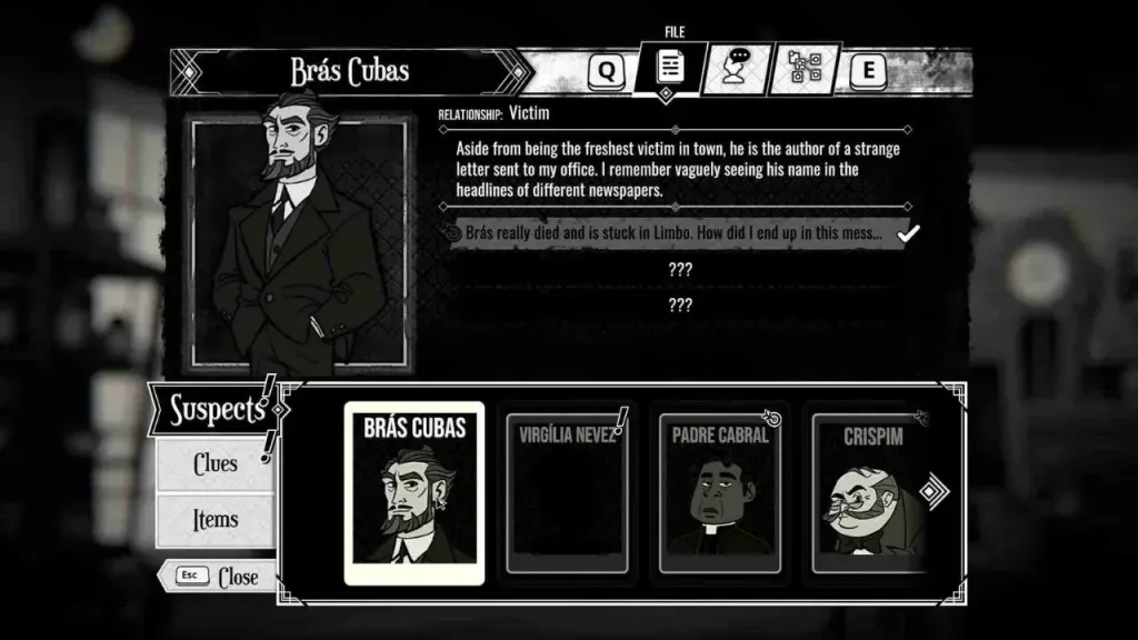 The Posthumous Investigation NSP/XCI ROM Download screenshot